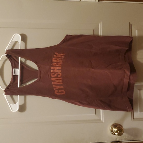 GYMSHARK L Burgundy Apollo Stringer - Picture 1 of 5